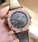 Replica Hublot Classic Fusion Chrono Watches Gray Dial Rose Gold